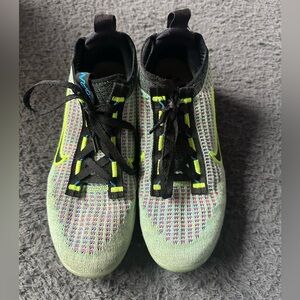 Nike Air Vapormax 2021 Flyknit GS Volt green shoes size 5.5 youth or 7 women’s